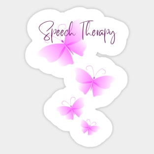 Speech Therapy, Speech language pathologist, SLP, Speech therapist Sticker